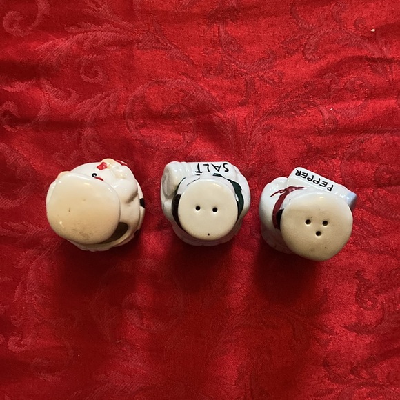 Italian salt and pepper shakers with toothpick holder - Picture 8 of 8